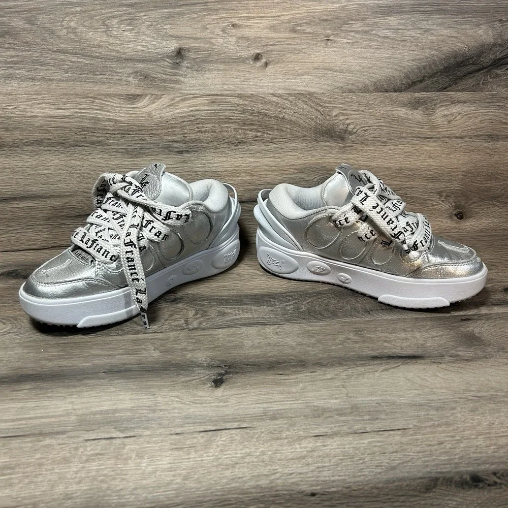 Puma La France Written‎ In Chrome Pack Silver Mist - Size 5 LaFrance Melo Ball